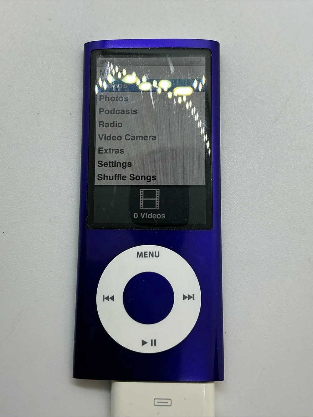 Used Vintage Purple Apple iPod Nano 5th Generation Works 8GB? 16GB?